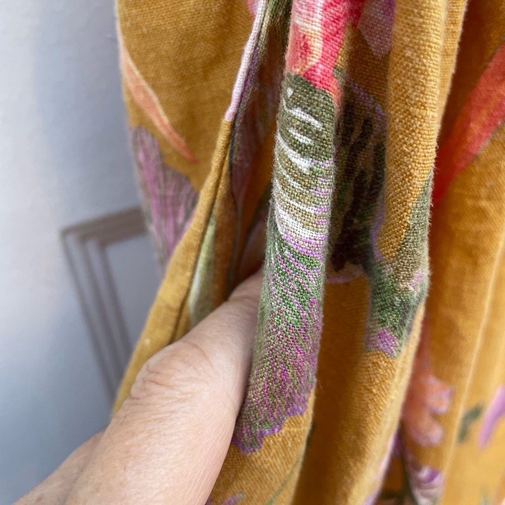 Gorman mustard linen floral dress - Picture 7 of 7